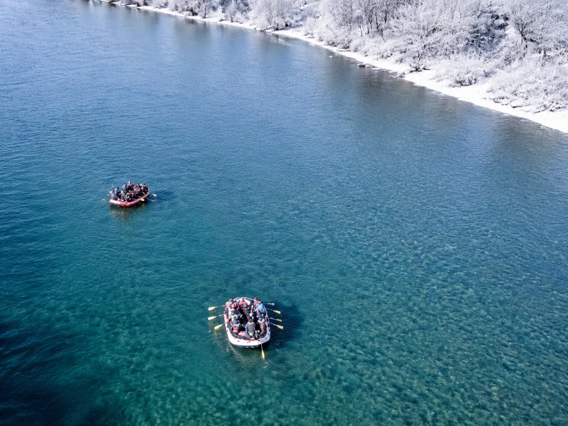 Rafting Limay por la estepa patagónica